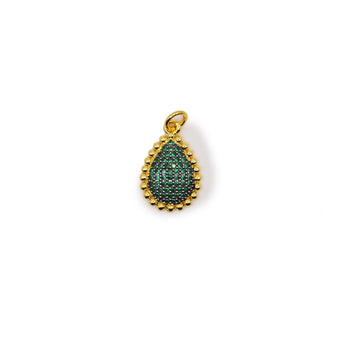 Prism Drop Pendant in Emerald