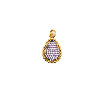 Prism Drop Pendant in Lavender