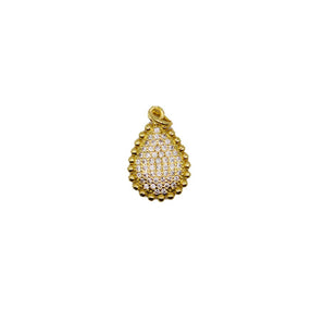 Prism Drop Pendant in Royal Rhinestone