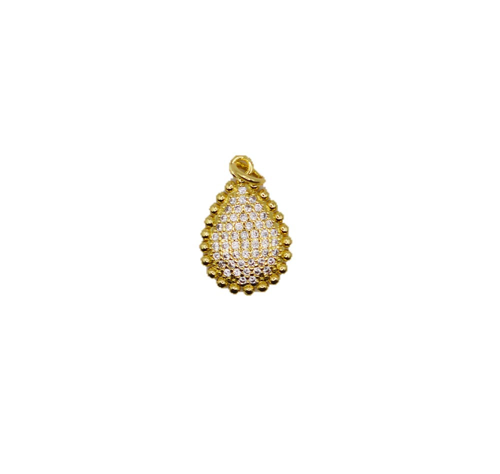 Prism Drop Pendant in Royal Rhinestone