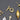 Drops of Gold Metal Toggle Clasp