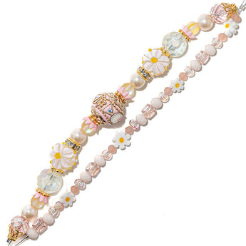 Bead Strand Duo in Pink Lemonade 