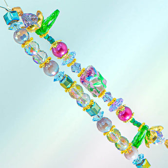 Bead Strand Duo in Lavender Garden