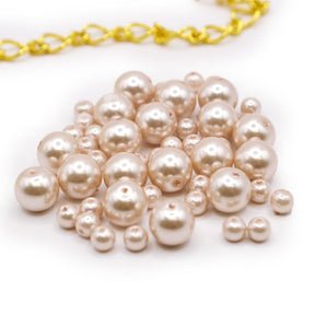 Glass Pearl Bead Set in Heirloom