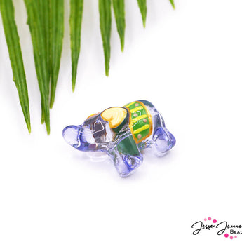 Glass Focal Bead in Elephantine Dreams