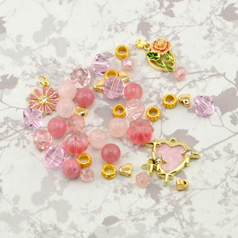 Bead Mix in Blush and Blooms