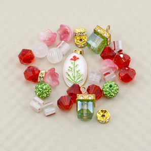 Bead Mix in Tomato Garden