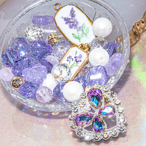 Fab Finds Bead Mix in Lavender & Butterlies