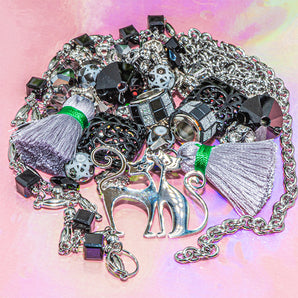 Fab Finds Bead Mix & Chain Duo in Pretty Kitty Pair