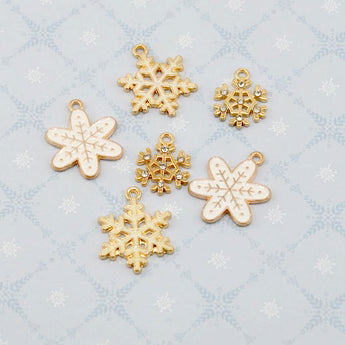 Charm Set in Waiting for Snowflakes