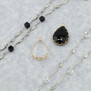 Pendant & Chain Necklace Duo in Ying & Yang