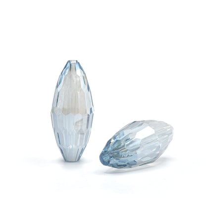 Shine with Me Faceted Glass Bead Pair