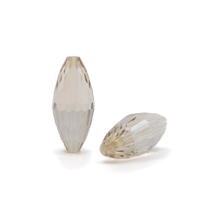 Shine with Me Faceted Glass Bead Pair