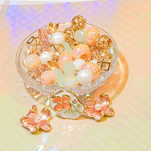 Bead Mix in Peaches & Cream