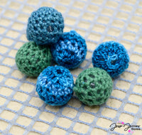 Fabric Bead Set in Barnacle Beach