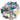 Faceted Glass Teardrop Bead Set in Treasure