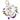 Birth Month Flower Keychain Kit in February Violet