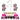 Feline Fab Kitty Cat Earring Bead Mix in Dark & Daring
