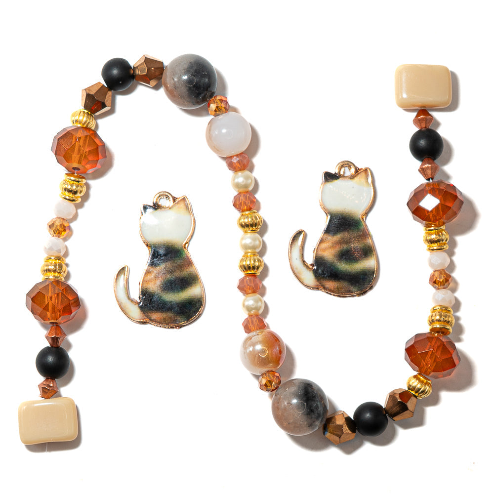 Feline Fancy Bead Mix in Calico Crazy