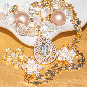 Bead Mix & Chain Bundle in Nude Beauty