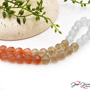 Ombré Glass Bead Set in Fire & Air
