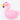 Flamingo 3D Silicone Focal Bead