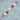 Floral Boho Bead Strand in Powder Pink Dasies