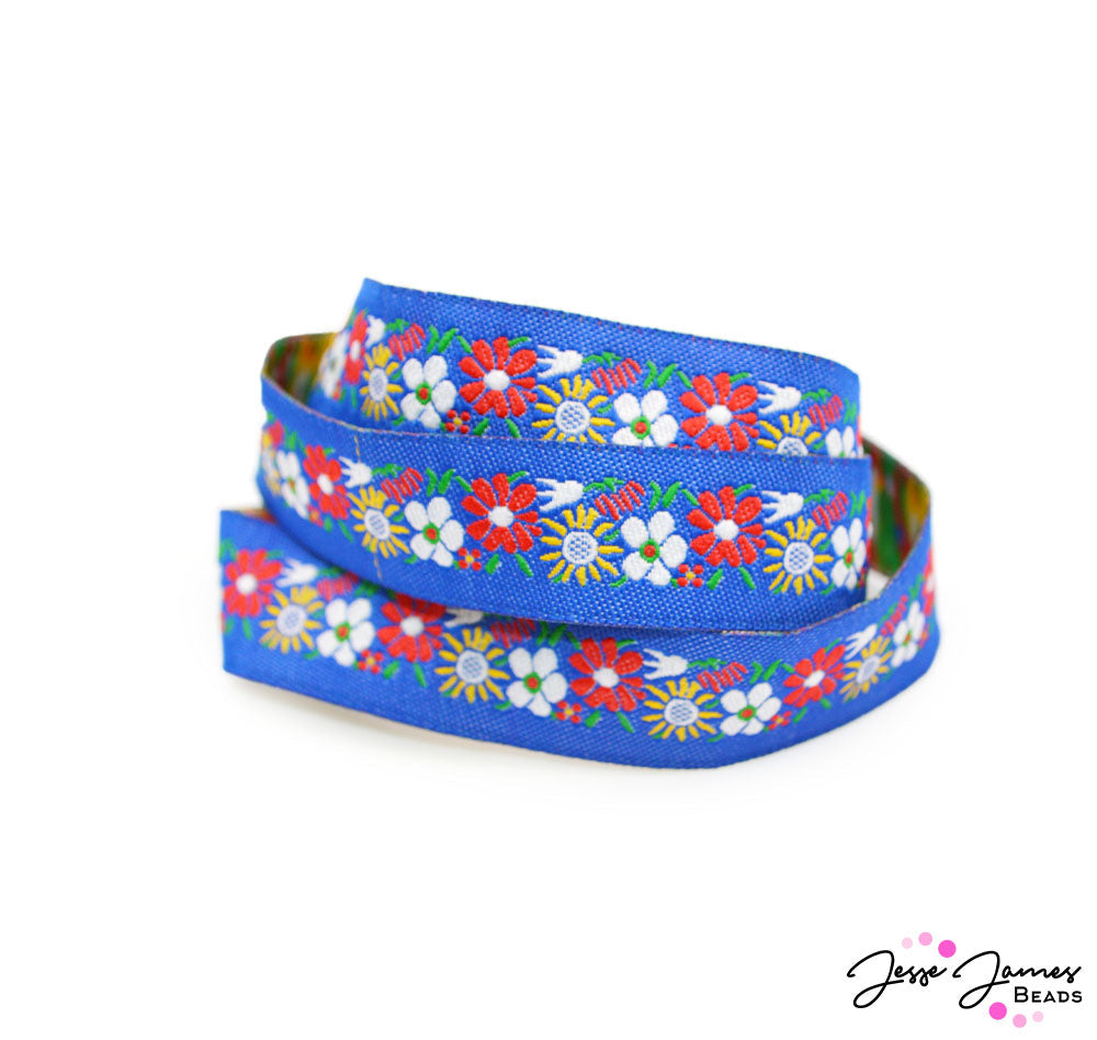 Folk Flower Ribbon