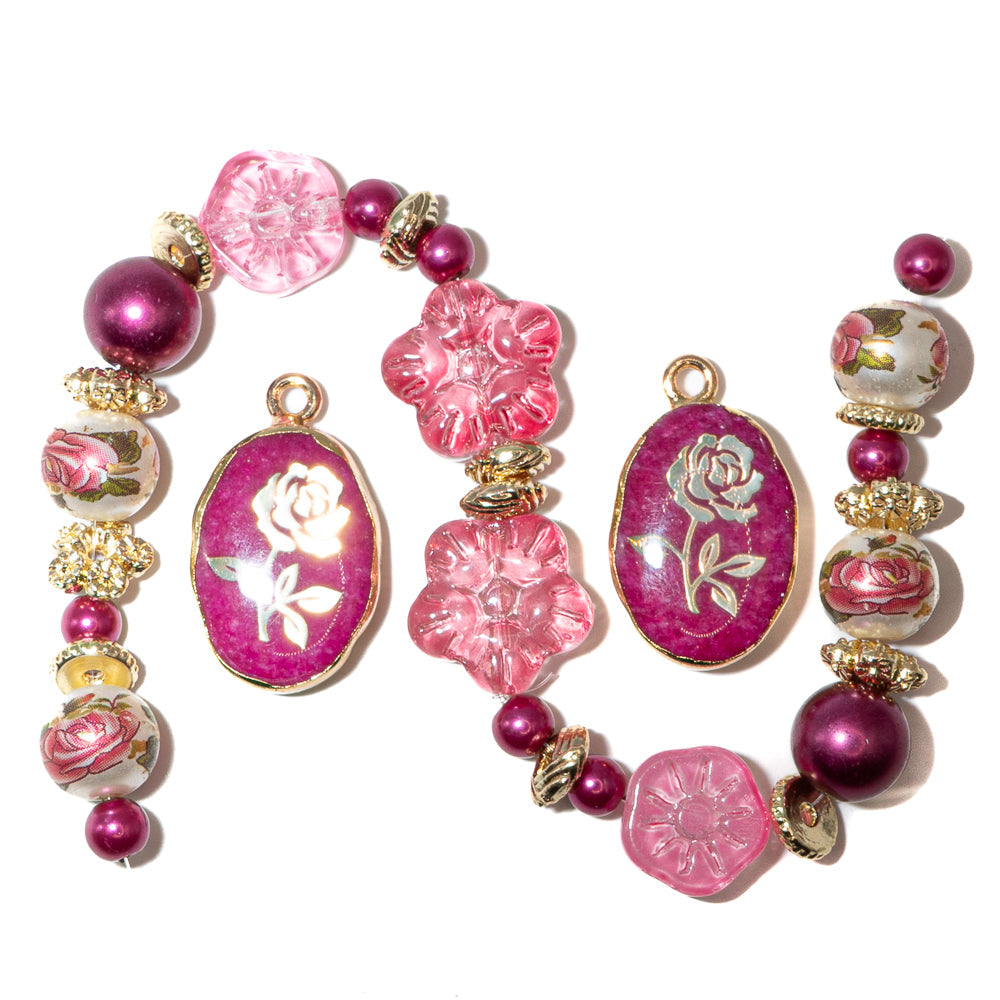 Bite-Sized Bead Mix in Fresh Cut Roses