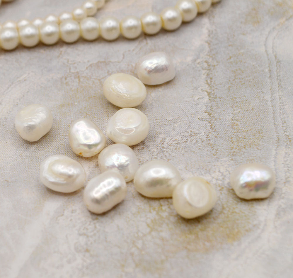 Natural Freshwater Nugget Pearl Beads