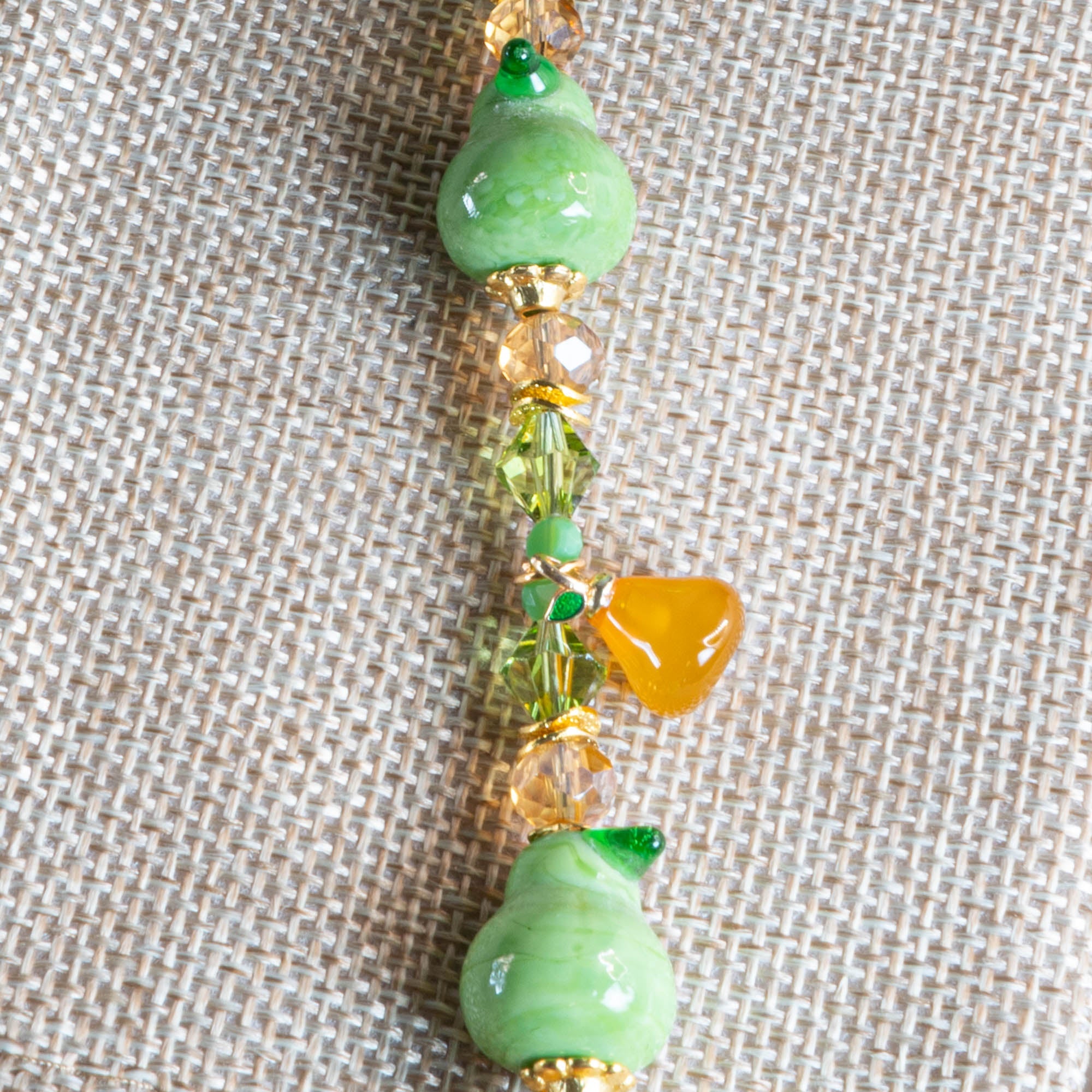 Fruit Bead Strand in Perfect Pear