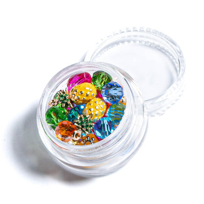 Fruit Mini Bead Mix in Tropical Pineapple