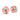Fruity Boho Bead Pair in Watermelon