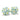 Garden Dreams Boho Bead Pair in Forget-Me-Not