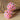 Garden Dreams Boho Bead Pair in Hot Pink