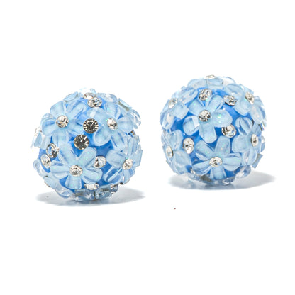 Garden Dreams Boho Bead Pair in Hydrangea