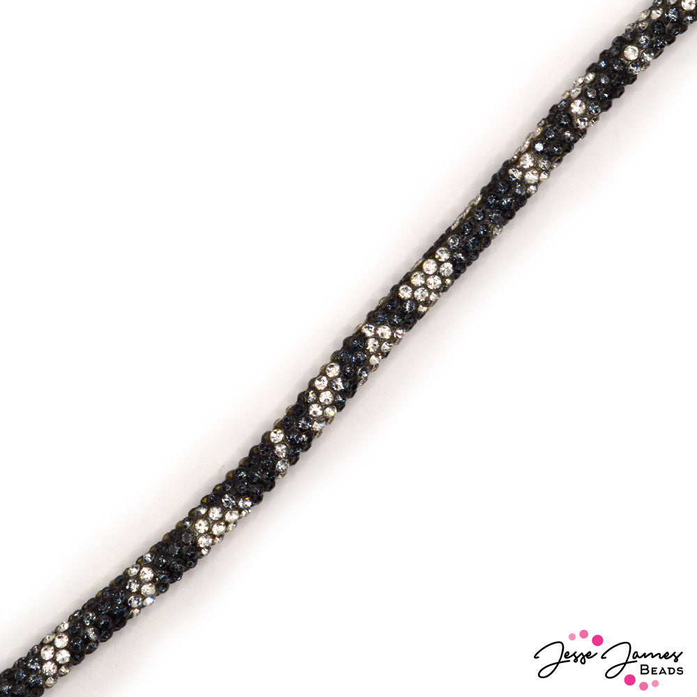 Rhinestone Gem Cord in Hiss & Shine