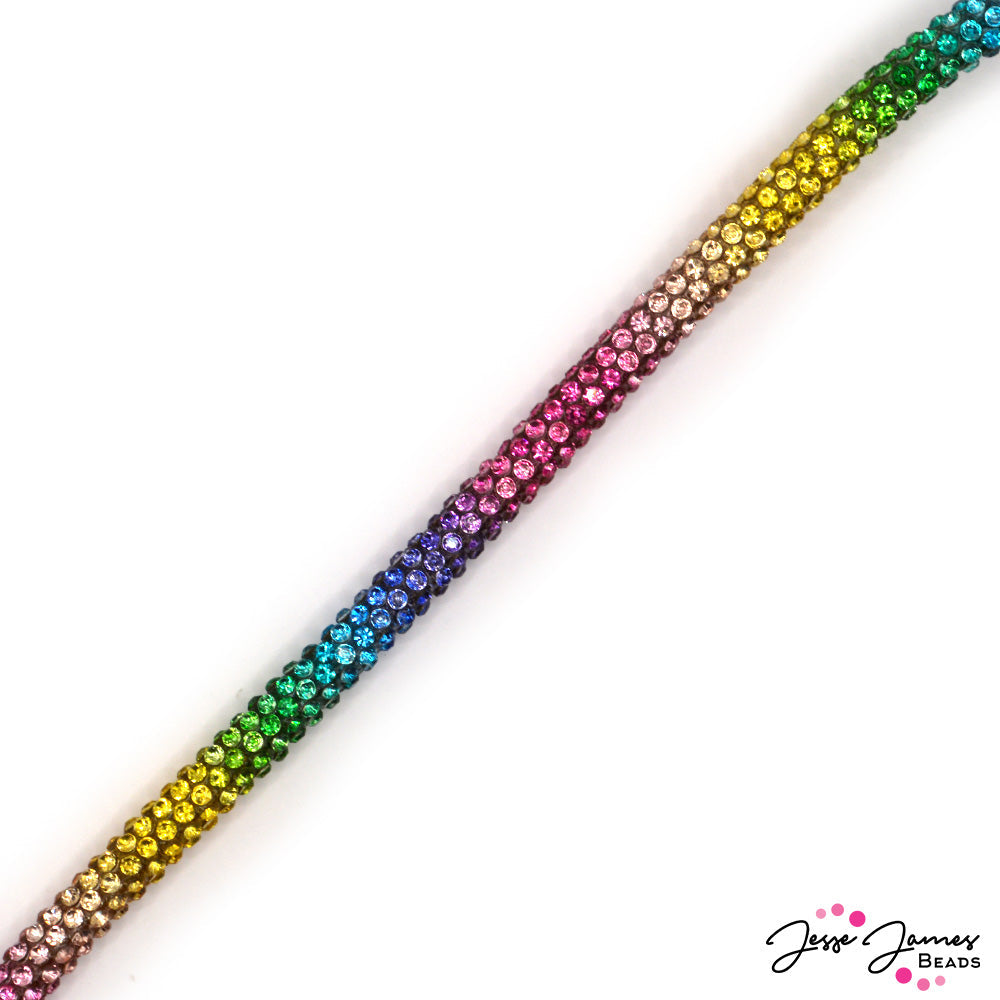 Rhinestone Gem Cord in Serpent’s Rainbow