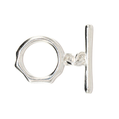 Getting in Gear Silver Toggle Clasp