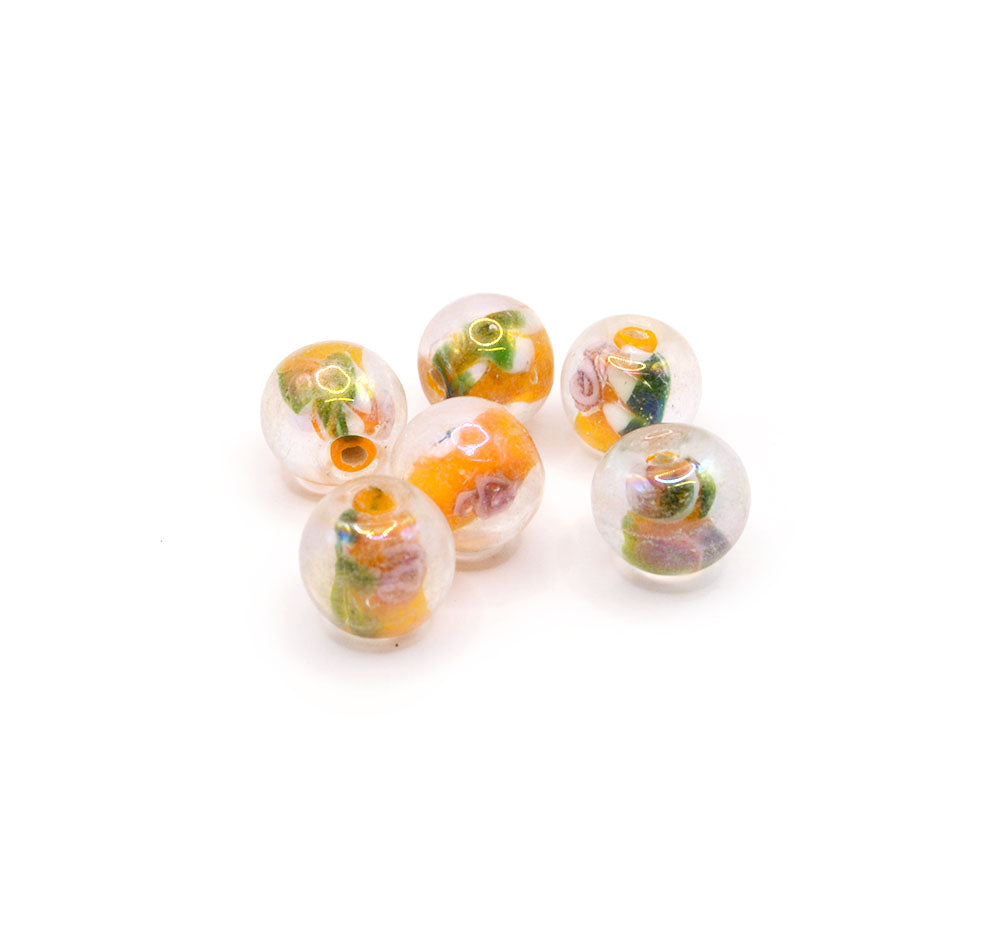 Glass Bead Set in Aqua Fressca