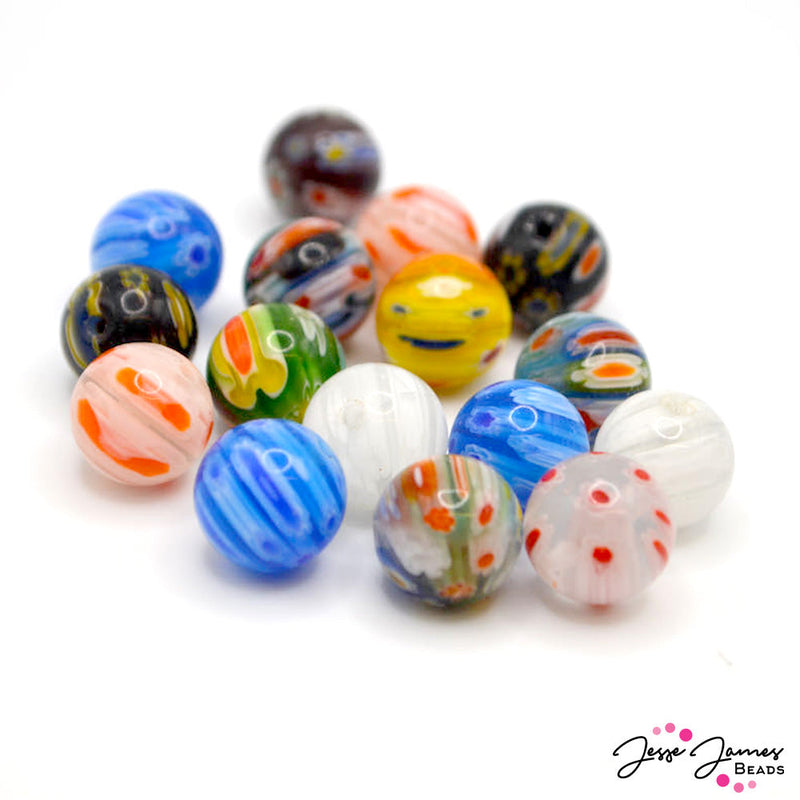 Glass Bead Set in Fashionista Flare