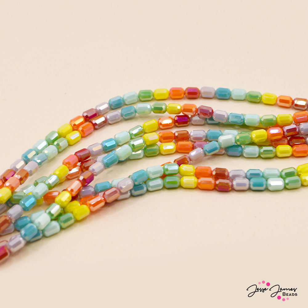 Glass Bead Set in Somewhere Over The Rainbow