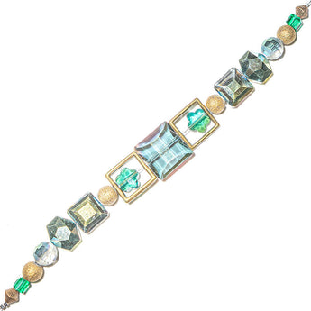 Glass Bead Strand in Jungle Party