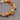 Glass Bead Strand in Orange Blossoms