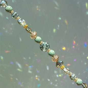 Glass Bead Strand in Sage Song