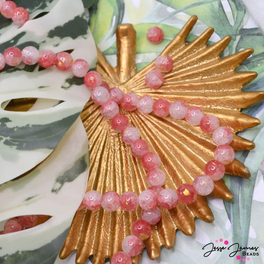 Bead Rattle Glass Bead Strand in Shake, Rattle, & Roll - Jesse James Beads