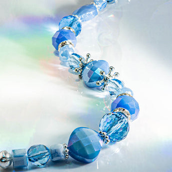 Glass Bead Strand in Vinca