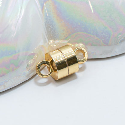 Gold Column Magnetic Clasp