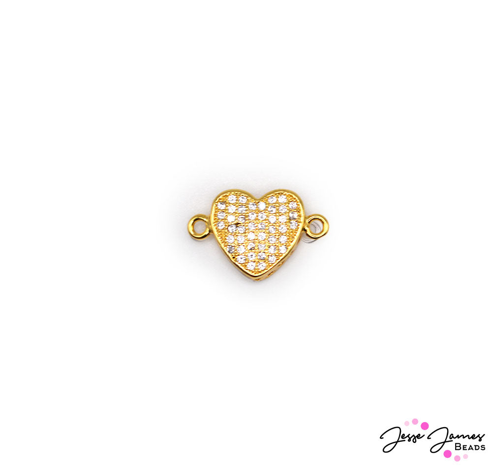 Gold Heart Connector