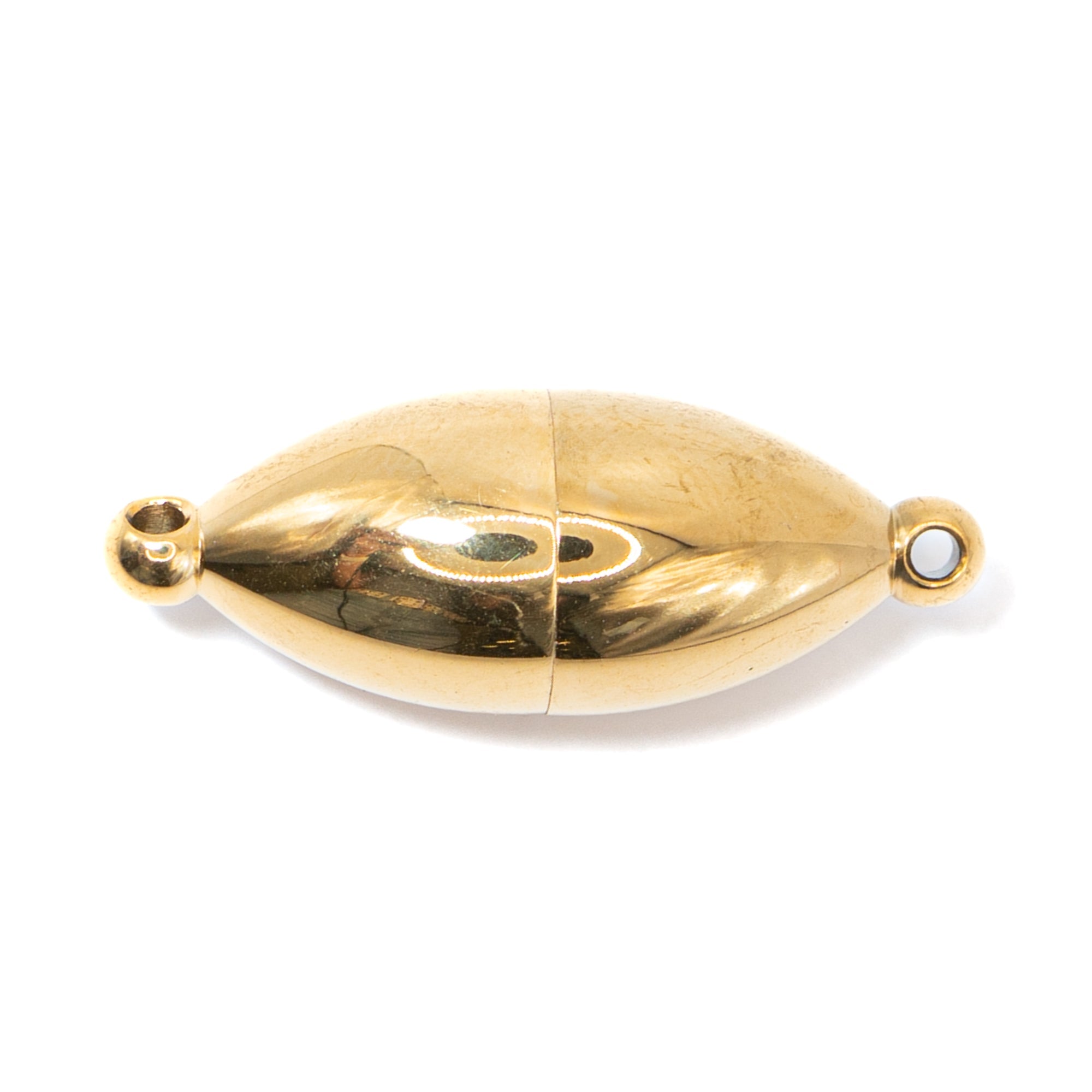 Golden Oval Magnetic Clasp